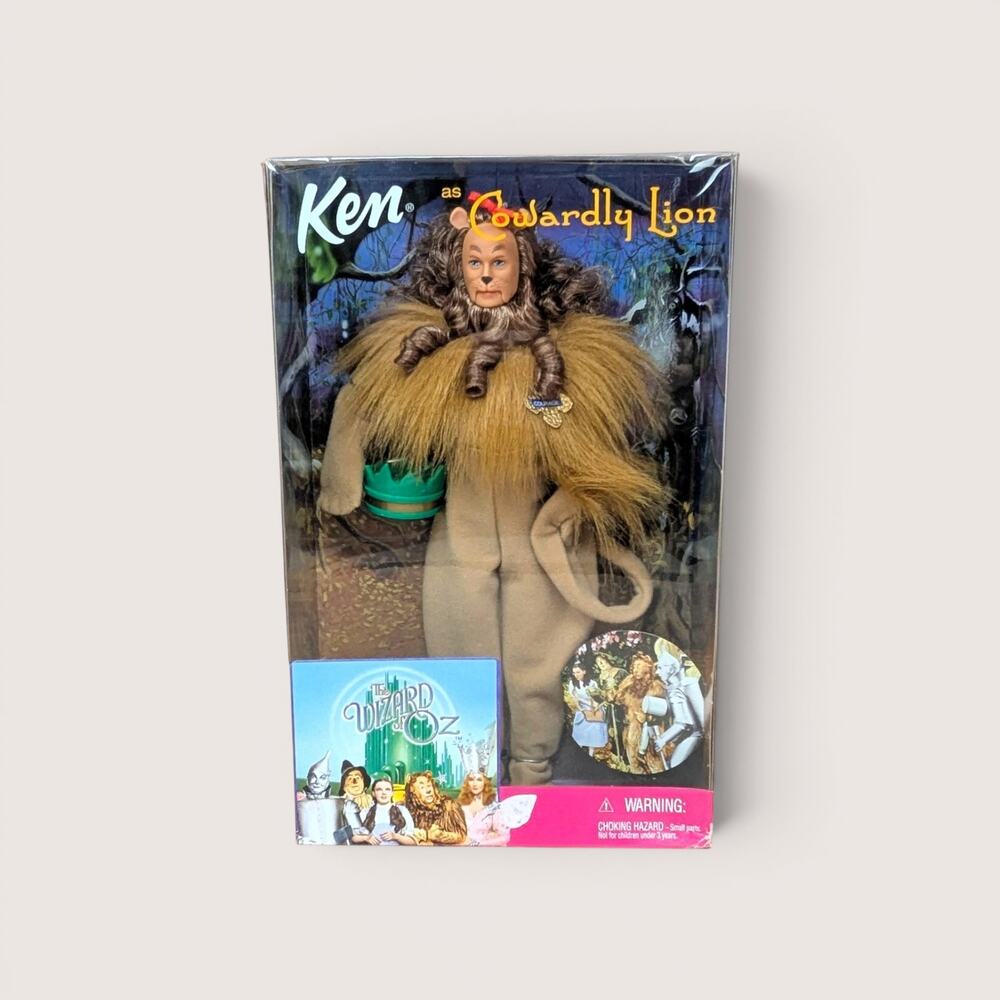 1999 Mattel Ken As Cowardly Lion Wizard Of Oz Doll